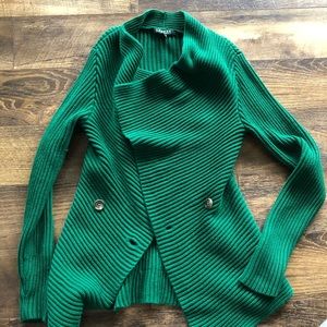 Ralph Lauren knit cardigan in emerald green